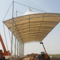 PVDF/PTFE/ETFE stadium shade tent tensile membrane structure