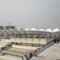 PTFE tent shade mobile tensile fabric membrane structure for stadium