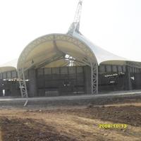 PVDF/PTFE/ETFE stadium roof membrane structure tent
