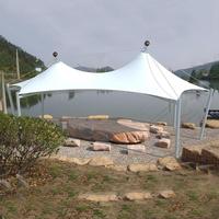 Manufacturer garden walkway sunshade sunroof garden tent gazebo membrane structure canopy